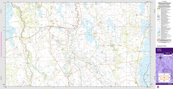 Marra 8336-S Topographic Map 1:50k