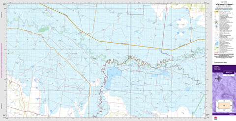 Geera 8337-N Topographic Map 1:50k