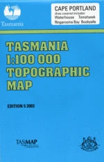 Cape Portland 1:100000 Topographic Map – Tasmania
