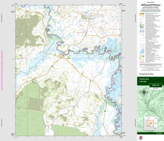Tintaldra 8425-1N Topographic Map 1:25k