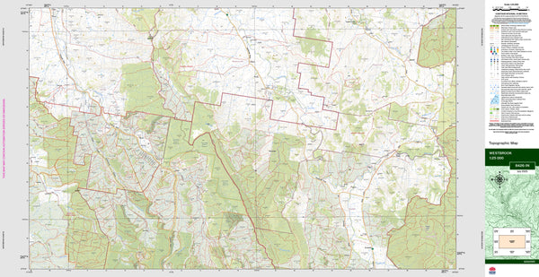 Westbrook 8426-1N Topographic Map 1:25k