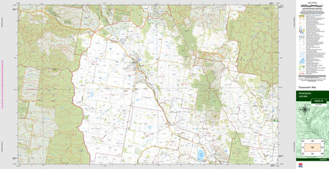 Rosewood 8426-1S Topographic Map 1:25k