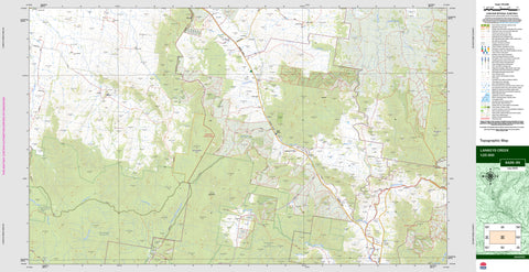 Lankeys Creek 8426-3N Topographic Map 1:25k