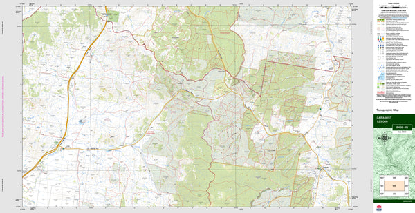 Carabost 8426-4N Topographic Map 1:25k