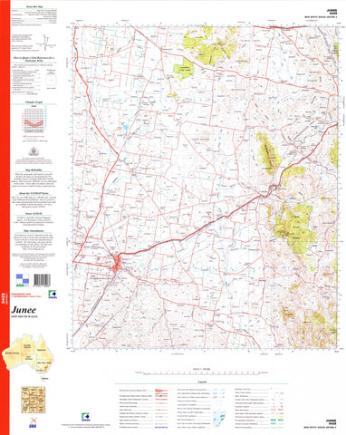 8428 Junee 1:100k Topographic Map