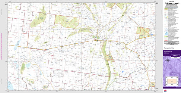 Bogan Gate 8431-N Topographic Map 1:50k