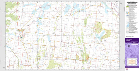 Tullamore 8432-N Topographic Map 1:50k