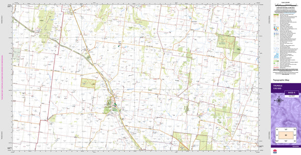 Trundle 8432-S Topographic Map 1:50k