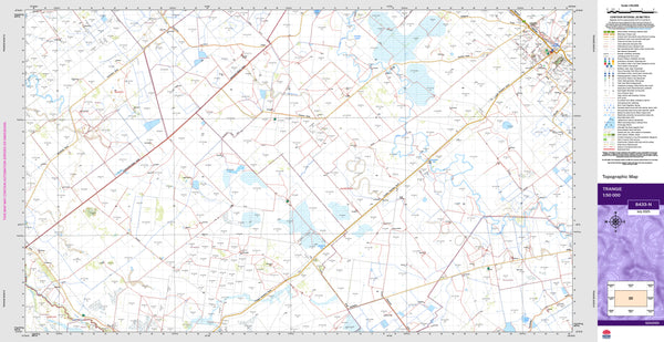 Trangie 8433-N Topographic Map 1:50k