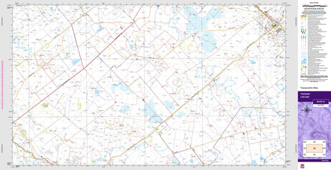 Trangie 8433-N Topographic Map 1:50k