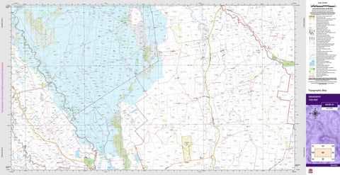 Gradgery 8435-N Topographic Map 1:50k
