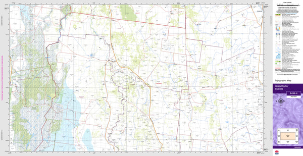 Quabothoo 8436-N Topographic Map 1:50k