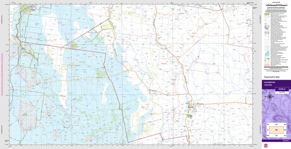 Quambone 8436-S Topographic Map 1:50k