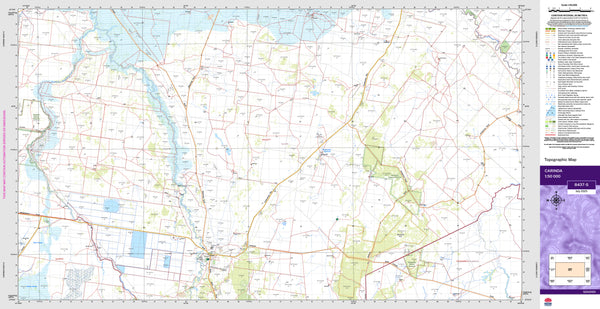 Carinda 8437-S Topographic Map 1:50k
