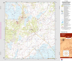 Cumborah 8438 Topographic Map 1:100k