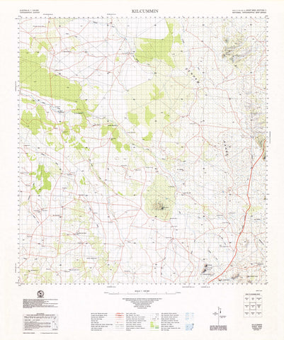 8453 Kilcummin 1:100k Topographic Map