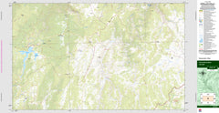 Toolong Range 8525-1N Topographic Map 1:25k