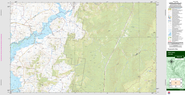 Greg Greg 8525-4N Topographic Map 1:25k