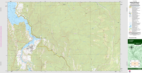 Talbingo 8526-1N Topographic Map 1:25k
