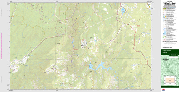 Cabramurra 8526-2S Topographic Map 1:25k