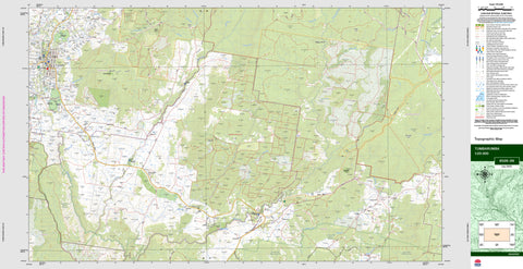 Tumbarumba 8526-3N Topographic Map 1:25k