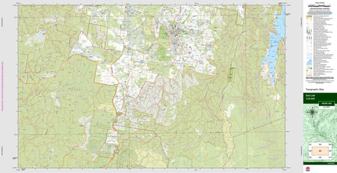 Batlow 8526-4N Topographic Map 1:25k