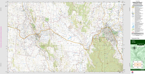 Tumut 8527-3N Topographic Map 1:25k