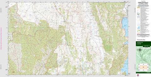 Wondalga 8527-3S Topographic Map 1:25k