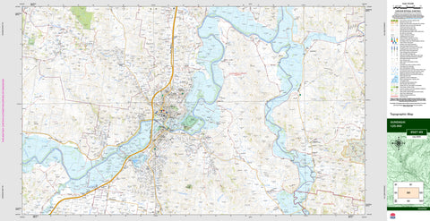 Gundagai 8527-4N Topographic Map 1:25k