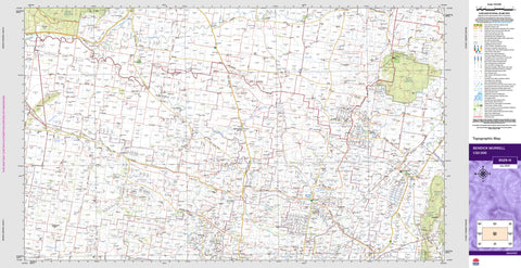 Bendick Murrell 8529-N Topographic Map 1:50k