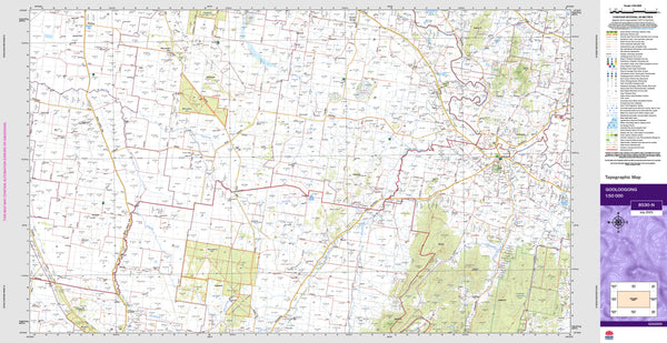 Gooloogong 8530-N Topographic Map 1:50k