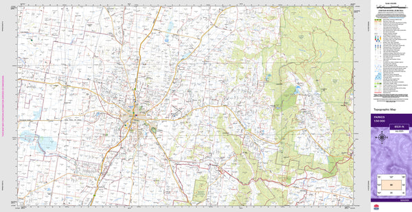 Parkes 8531-N Topographic Map 1:50k