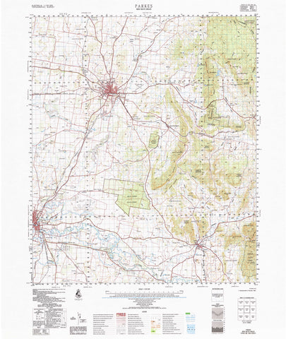 8531 Parkes 1:100k Topographic Map