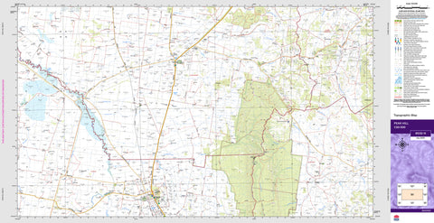 Peak Hill 8532-N Topographic Map 1:50k