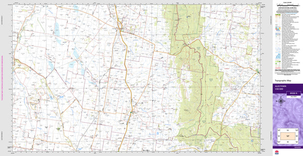 Alectown 8532-S Topographic Map 1:50k