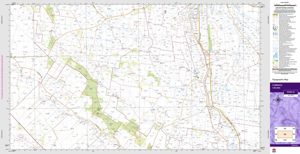 Combara 8535-N Topographic Map 1:50k
