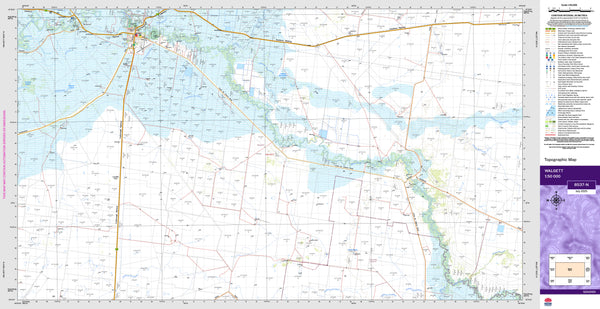 Walgett 8537-N Topographic Map 1:50k