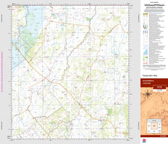 Dunumbral 8539 Topographic Map 1:100k