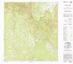 8547 Mount Howe 1:100k Topographic Map