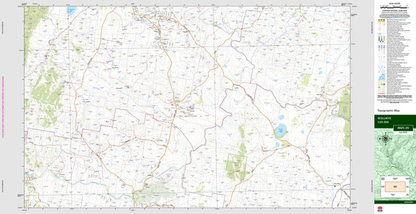 Wullwye 8625-2S Topographic Map 1:25k