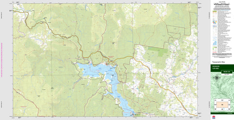 Denison 8626-3S Topographic Map 1:25k