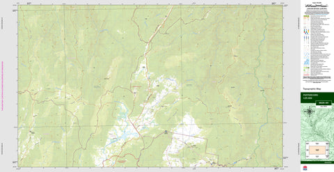 Peppercorn 8626-4N Topographic Map 1:25k