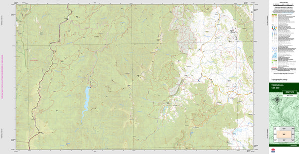 Tidbinbilla 8627-2S Topographic Map 1:25k