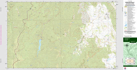 Tidbinbilla 8627-2S Topographic Map 1:25k