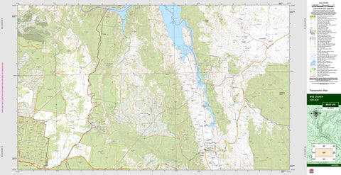 Wee Jasper 8627-4N Topographic Map 1:25k