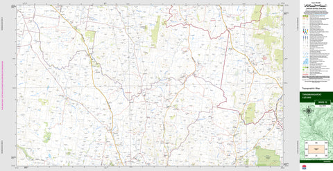 Tangmangaroo 8628-1S Topographic Map 1:25k