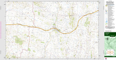 Bookham 8628-3N Topographic Map 1:25k