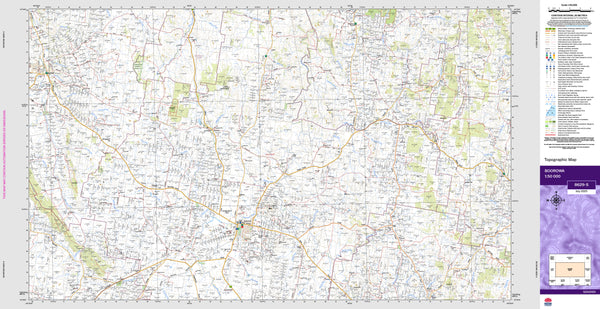 Boorowa 8629-S Topographic Map 1:50k
