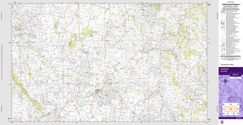 Boorowa 8629-S Topographic Map 1:50k