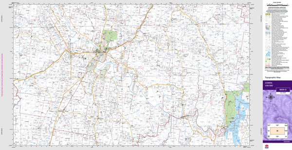 Cowra 8630-S Topographic Map 1:50k